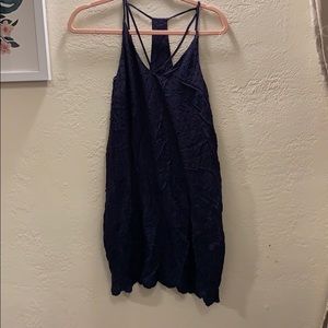 Francescas navy blue dress